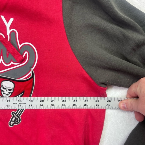 Tampa Bay Buccaneers NFL Hoodie Sweatshirt Mens 2XL Football Embroidered 1772 - Picture 4 of 7
